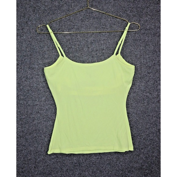 Skims Shirt Women Large Yellow Lemonade Soft Lounge Cami Micro Rib Everyday NWT - Picture 3 of 5